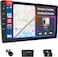 Haudio 9 Double Din Car Stereo 264GB Wireless Apple CarPlay Android Auto HD Touchscreen Car Radio with Backup CameraCar Accessories GPS Navigation