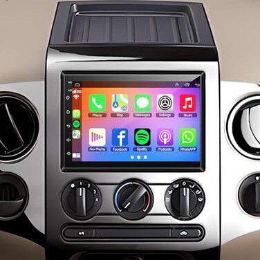 electrosmart Car Radio 4G64G Android 13 for Ford 20042014 F150F250F350 7 Inch IPS Touch Screen Car Stereo with Wireless CarplayAndroid AutoGPS WiFi BluetoothFM Support OBD2DVRDSP