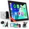 Sellrich 101 inch Single Din Car Stereo with FMRDS Wireless Carplay Android Auto Backup Camera Single Din Detachable Screen Radio Support Bluetooth YouTube MirrorLink EQ USBAUXTF SWC