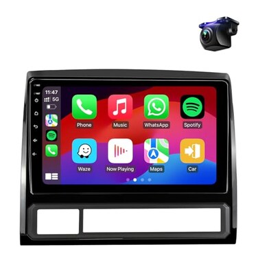MININAVI Car Stereo Radio for Toyota Tacoma 20052015 with Wireless CarplayAndroid Auto9 inch Touch ScreenAndroid12FM RDSGPS NavigationHD Backup Camera 2GB32GBHD Backup Camera