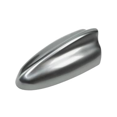 Possbay Car Antenna Shark Fin Antenna AM FM Radio Signal Aerial Adhesive Tape Base Super Functional Gray