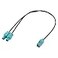 Anina Antenna Adapter for VW Audi Skoda Seat Aftermarket Radio Stereo Aerial Adaptor Cable YAntenna Adaptor Fakra Z Socket Double Fakra Plug Cable for MFD2 MFD3 RNS300 RNS310