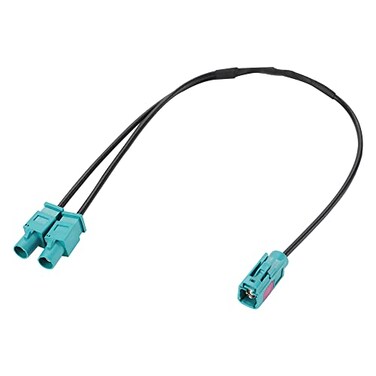 Anina Antenna Adapter for VW Audi Skoda Seat Aftermarket Radio Stereo Aerial Adaptor Cable YAntenna Adaptor Fakra Z Socket Double Fakra Plug Cable for MFD2 MFD3 RNS300 RNS310