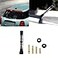 x xotic tech Car Short Antenna Union Jack Flag Theme Compatible with Mini Cooper All Models 3BlackGrey