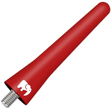 ONE250 25 inch Short Rubber Antenna Compatible with Chevy Silverado 19992024 Colorado 20032024 Equinox 20032017 Avalanche 20022013 Designed for Optimized FMAM Reception Red