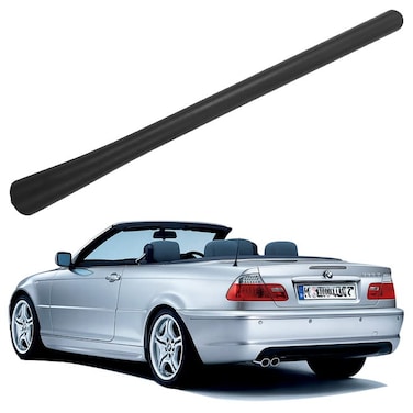 MINILAOMA Rubber Antenna for BMW 7 Inch Car Wash Proof Internal Copper Coil Antenna Mast Replacement