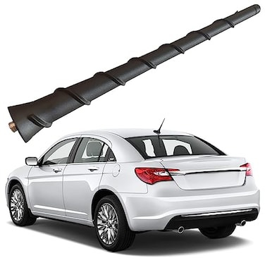 MINILAOMA 8 Inch Rubber Antenna for Chrysler 200 20112014 Chrysler 200 Antenna Car Wash Proof Internal Copper Coil Antenna Mast Replacement