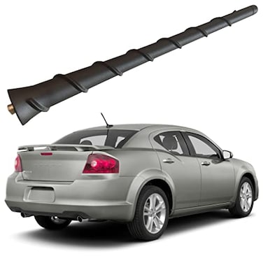 MINILAOMA 8 Inch Rubber Antenna for Dodge Avenger 20112014 Dodge Avenger Antenna Car Wash Proof Internal Copper Coil Antenna Mast Replacement
