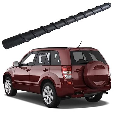 MINILAOMA 7 Inch Flexible Spiral Rubber Antenna for Suzuki Grand Vitara 20062013 Car Wash Proof Internal Copper Coil Antenna Mast Replacement