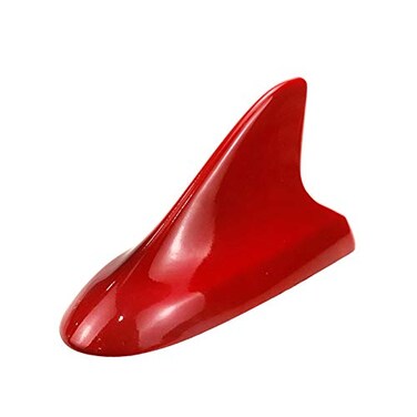 Modengzhe Red Shark Fin Cover Replacement Car Roof Decorative Antenna Replacement Automobile Ornament