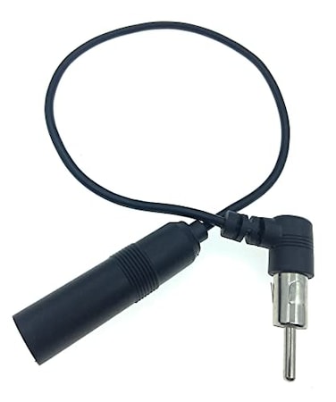 RedYutou car Radio Antenna Universal DIN Male to Female car Audio Modified DVD Navigation CD Player Radio Antenna Extension Cable Conversion Cable 14 inch35cm