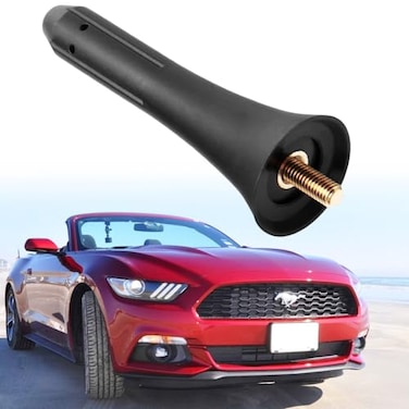 VOFONO Antenna for 20152024 Ford Mustang Convertible 3 Inch Short Replacement Ford Mustang Billet Antenna Mast Designed for Optimized FM AM Radio Reception