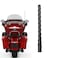 AMFRNE Motorcycle Short Antenna Fit for CanAm Spyder Indian Honda BMW Victory Select Motorcycles Models Designed for Optimized Radio Reception 7 Inches Spiral Antenna for Motorcycles ATV