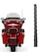 AMFRNE Motorcycle Short Antenna Fit for CanAm Spyder Indian Honda BMW Victory Select Motorcycles Models Designed for Optimized Radio Reception 7 Inches Spiral Antenna for Motorcycles ATV