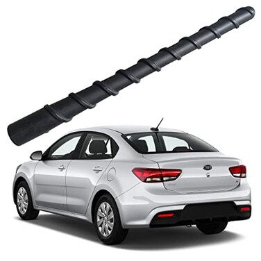 MINILAOMA 7 Inch Flexible Spiral Rubber Antenna for Kia Rio 20062020 Kia Rio5 20092014 Antenna Car Wash Proof Internal Copper Coil Antenna Mast Replacement