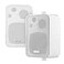 Enrock Audio EKMR408W 4 30 Watt Peak Power 3Way in DoorOut Door BoxSpeaker White Pair