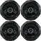 KICKER Speaker Package of 2 Items Four 525 DS Series Coaxial Speakers 4Ohm 2X 43DSC504