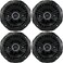 KICKER Speaker Package of 2 Items Four 525 DS Series Coaxial Speakers 4Ohm 2X 43DSC504