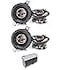 Infinity Two Pairs of REF3032CFX Reference 35 Inch TwoWay car Audio Speakers