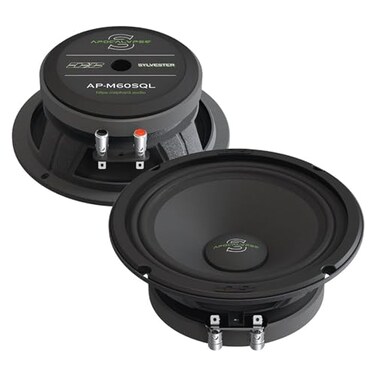 Deaf Bonce 65 600W 4 Ohm Midrange Speakers Pair of Apocalypse Black APM60SQL