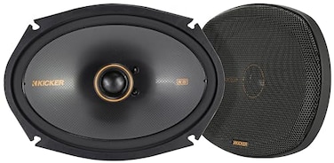 KICKER 51KSC6904 KSSeries 6x9 Coaxial Speakers with 1 tweeters 4Ohm Pair