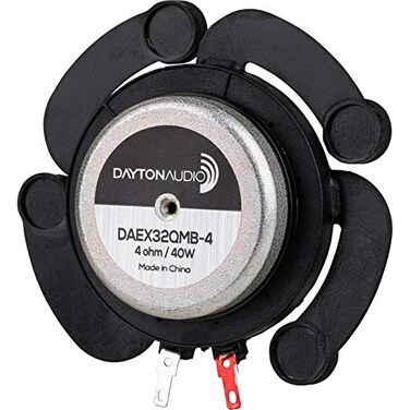 Dayton Audio DAEX32QMB4 Quad Feet Mega Bass 32mm Exciter 40W 4 Ohm