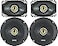 KICKER Speaker Package of 2 Items CS Series Two 65 Coaxial Speakers 4Ohm Two 4x6 Coaxial Speakers 4Ohm 1x 46CSC654 1x 46CSC464