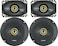 KICKER Speaker Package of 2 Items CS Series Two 65 Coaxial Speakers 4Ohm Two 4x6 Coaxial Speakers 4Ohm 1x 46CSC654 1x 46CSC464
