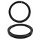 BokWin 2 Pcs Universal Fit Car Speaker Spacer 65 Inch Adaptor Ring Mounting Bracket Plastic Car Stereo Speakers SpacerBlack