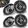 sixcow 4 Pack Replace for Kicker Speaker Upgrade for 20072018 Jeep Wrangler JK JKU 77KICK10