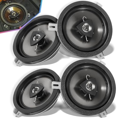 sixcow 4 Pack Replace for Kicker Speaker Upgrade for 20072018 Jeep Wrangler JK JKU 77KICK10