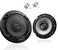 Kenwood 612 300W Max 60W RMS per Pair 65 KFC 2Way Sport Series Flush Mount Car Audio Door Coaxial Speakers