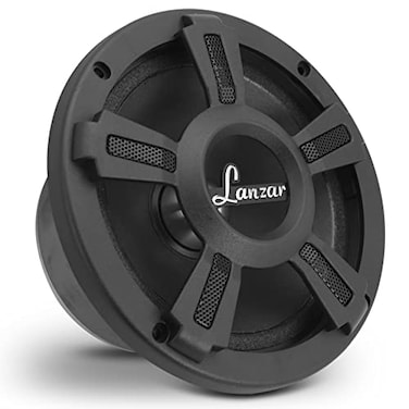 Lanzar Upgraded Opti Pro 65 High Power MidBass Powerful 500 Watt Peak 105Hz 12 kHz Frequency Response 30 Oz Magnet Structure 4 Ohm wPaper Cone and Foam Surround Full Range Speaker OPTI6MI
