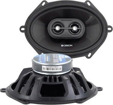 ORION Cobalt Series CB683 6x8 3Way Coaxial Car Speakers 280W 4 Ohms Full Range Enhanced Bass Polypropylene Cone Butyl Rubber Surround Easy Install Pair