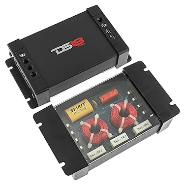 DS18 PROCFX 2Way Car Audio Passive Crossover Great for Tweeters MidRange Speakers Power Handling Up to 300 Watts 2 Pack