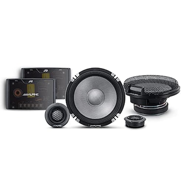 Alpine R2S652 65 RSeries Pro HighResolution 2Way Component Speaker Set Pair