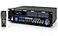 Pyle Bluetooth Hybrid Home Amplifier 6Channel 2000W Rack Mount Power Amplifier Receiver w Radio Dual 10 Band EQ Karaoke Microphone x2 USB RCA COAX OPT DVD Inputs HiDef Input and Output