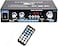 WOOPKER AK35 Stereo Amplifier Home Audio Bluetooth 50 Max 200W 20 Channel Mini Amplifier Stereo Receivers for Car Home Party Audio Amplifier AMP wUSBTF CardAUX InputBass Treble Control