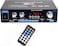WOOPKER AK35 Stereo Amplifier Home Audio Bluetooth 50 Max 200W 20 Channel Mini Amplifier Stereo Receivers for Car Home Party Audio Amplifier AMP wUSBTF CardAUX InputBass Treble Control