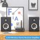 Fosi Audio BT10A Bluetooth 50 Stereo Audio Amplifier Receiver 2 Channel Class D Mini HiFi Integrated Amp for Home Passive Speakers 50W x 2 TPA3116