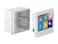 Monoprice Wall Mount Music Amplifier 40 Watts with Touch Screen Bluetooth 41 Line Level Aux FM Radio and Wireless IR Remote Commercial Audio