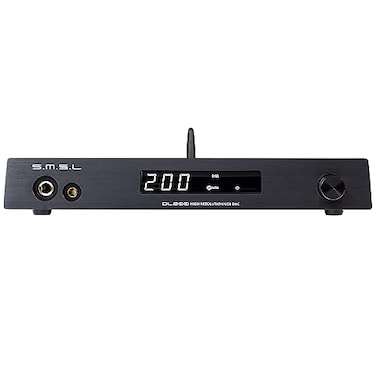 S.M.S.L SMSL DL200 Audio Headphone Amplifier ES9039Q2M Chip Highend MQA XMOS PCM768kHz32bit DSD512 USBOpticalCoaxialBluetooth Input THDN 000006 with Remote Control