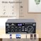 FLoveedio Stereo Audio Amplifier Upgraded AK45 Pro Bluetooth Receiver for Home Stereo 400W 2 Channel Wireless Bluetooth 50 Power Amplifier System with FM Radio USB SD Card and Remote Control
