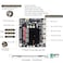 ODEKTOOY 100W100W200W Power Amplifier Board TPA3221 Chip with BluetoothAUX and USB Inputs 21 Channel Audio Power Amplifier S200HSW