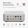 WiiM Amp Ultra with Voice Remote 2 100W Streaming Amplifier with Premium ESS ES9039Q2M DAC Dual TI TPA3255 Amps Builtin RoomFit EQ Touchscreen HDMI ARC Optical RCA Inputs Silver