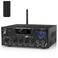 Romicta Stereo Audio Amplifier 2 Channel 500W Bluetooth 50 Home Audio Stereo Receiver with FM Echo AUX USB SD MIC Inputs Power Amplifier for Passive Speakers and Active subwoofer