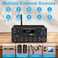 Romicta Stereo Audio Amplifier 2 Channel 500W Bluetooth 50 Home Audio Stereo Receiver with FM Echo AUX USB SD MIC Inputs Power Amplifier for Passive Speakers and Active subwoofer