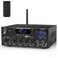 Romicta Stereo Audio Amplifier 2 Channel 500W Bluetooth 50 Home Audio Stereo Receiver with FM Echo AUX USB SD MIC Inputs Power Amplifier for Passive Speakers and Active subwoofer
