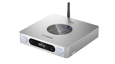 FiiO K13 R2R Desktop DAC Headphone Amp HighFidelity 24Bit R2R DAC Powerful 2400mW Output LDAC Bluetooth Streaming Dual Power Supply 10Band PEQ Balanced XLR RCA Audio Output Silver