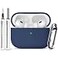 Ljusmicker for AirPods Pro Case Cover with Cleaner KitSoft Silicone Protective Case for Apple AirPods Pro 2nd1st Generation for Women MenAirPod Pro 2 Case Accessories with KeychainMidnight Blue